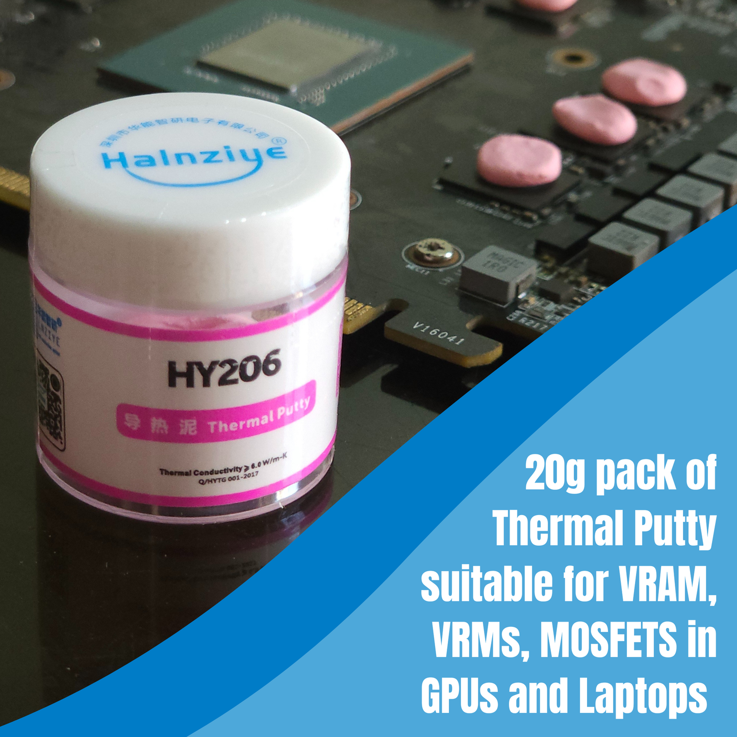 Halnziye HY206 6.0W/mK Thermal Putty