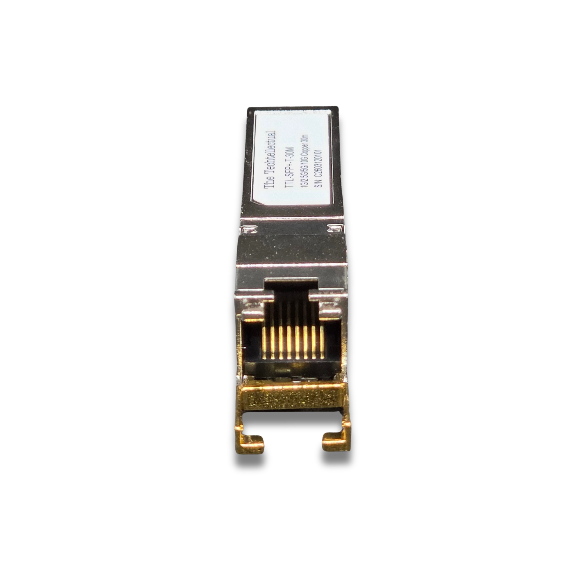 10/5G/2.5G/1Gbps NBASE-T SFP+ MSA Copper 30m RJ-45 Transceiver Module ...