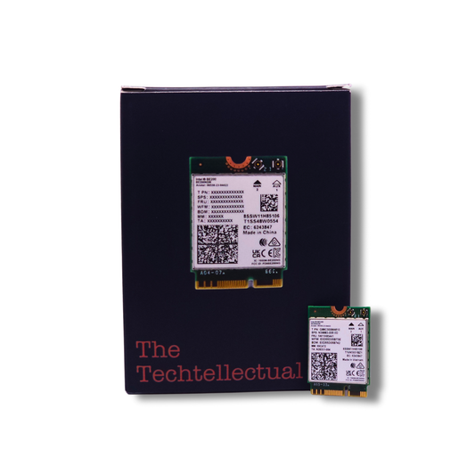 Intel Wireless BE200 NIC, Gigabit Tri-Band Wi-Fi 7, IEEE 802.11a/b/g/n/ac/be/ax Standard, Bluetooth 5.4 WiFi Card