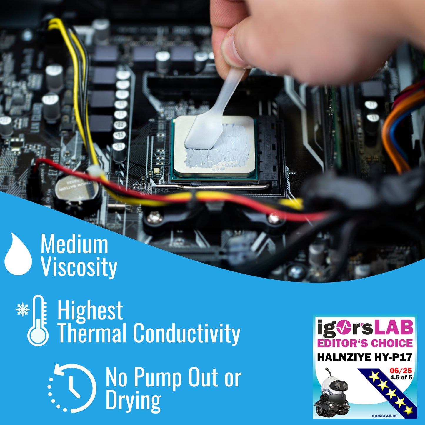 Halnziye HY-P17 Extreme 17.3W/m-K Thermal Paste (4g)